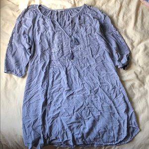 Unique grey summer dress